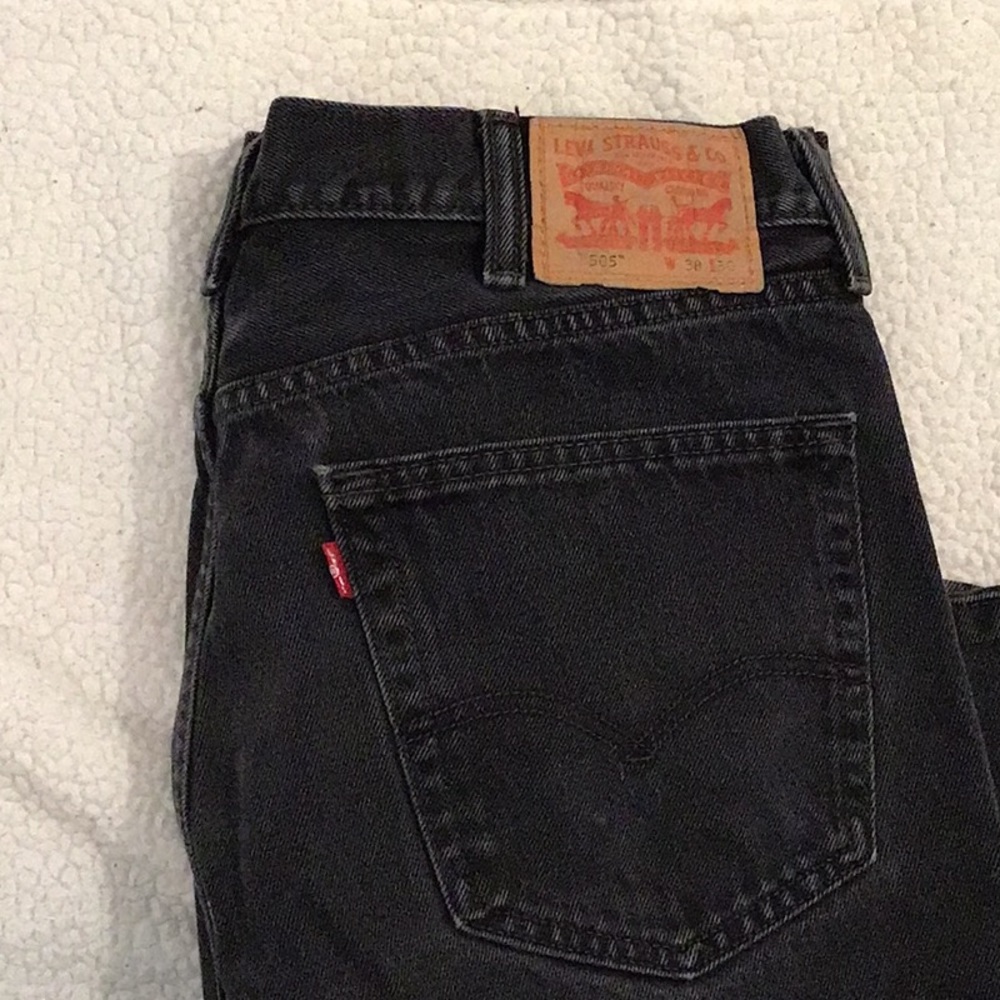 Levi’s Mens Black Denim